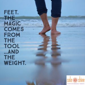 Feet are magic. 